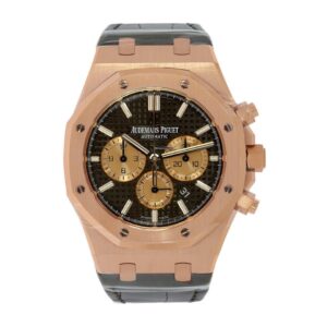 Audemars Piguet Royal Oak Chronograph Rose Gold Brown Dial – 41mm