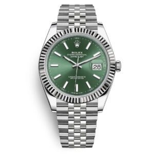 Rolex Oyster Datejust II Jubilee Steel Mint Green Dial 41 mm